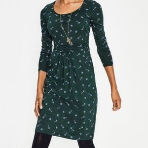 Boden Mabel Jersey Dress in Lock & Key Size 6 Long